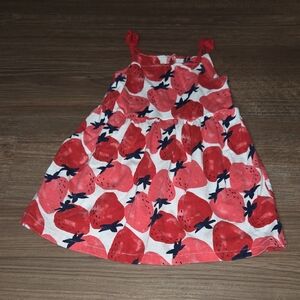 Carters Red and White Kids Dress